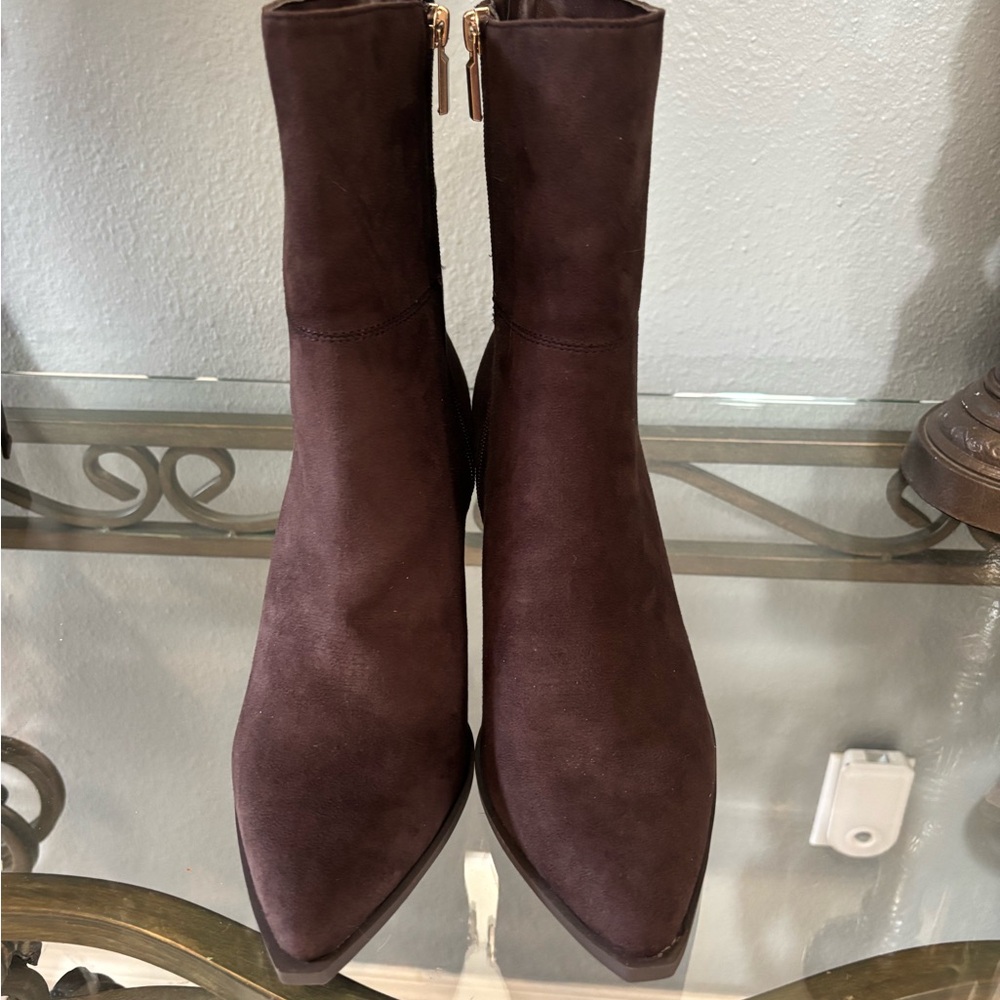 Wild Pair Dark Brown Ankle Boots